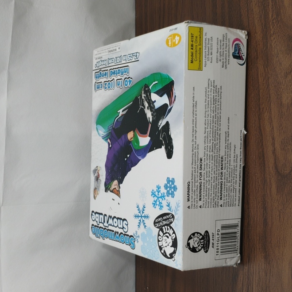 Inflatable Snowmobile Snow Tube - Picture 4 of 4